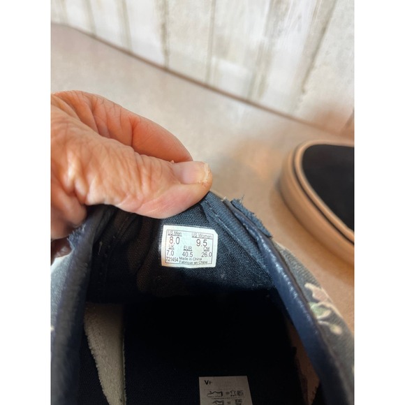 Vans Vintage Floral blue graphite old skool size 9.5 - Picture 5 of 5